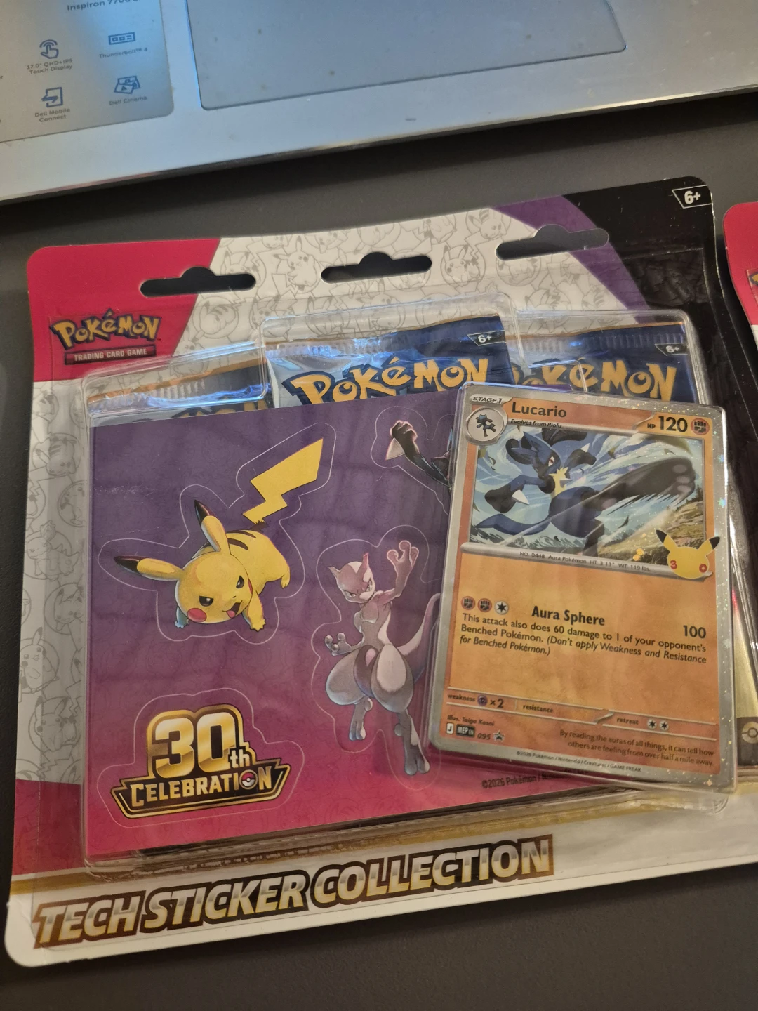Pokemon 30th Anniversary Celebration sticker collection