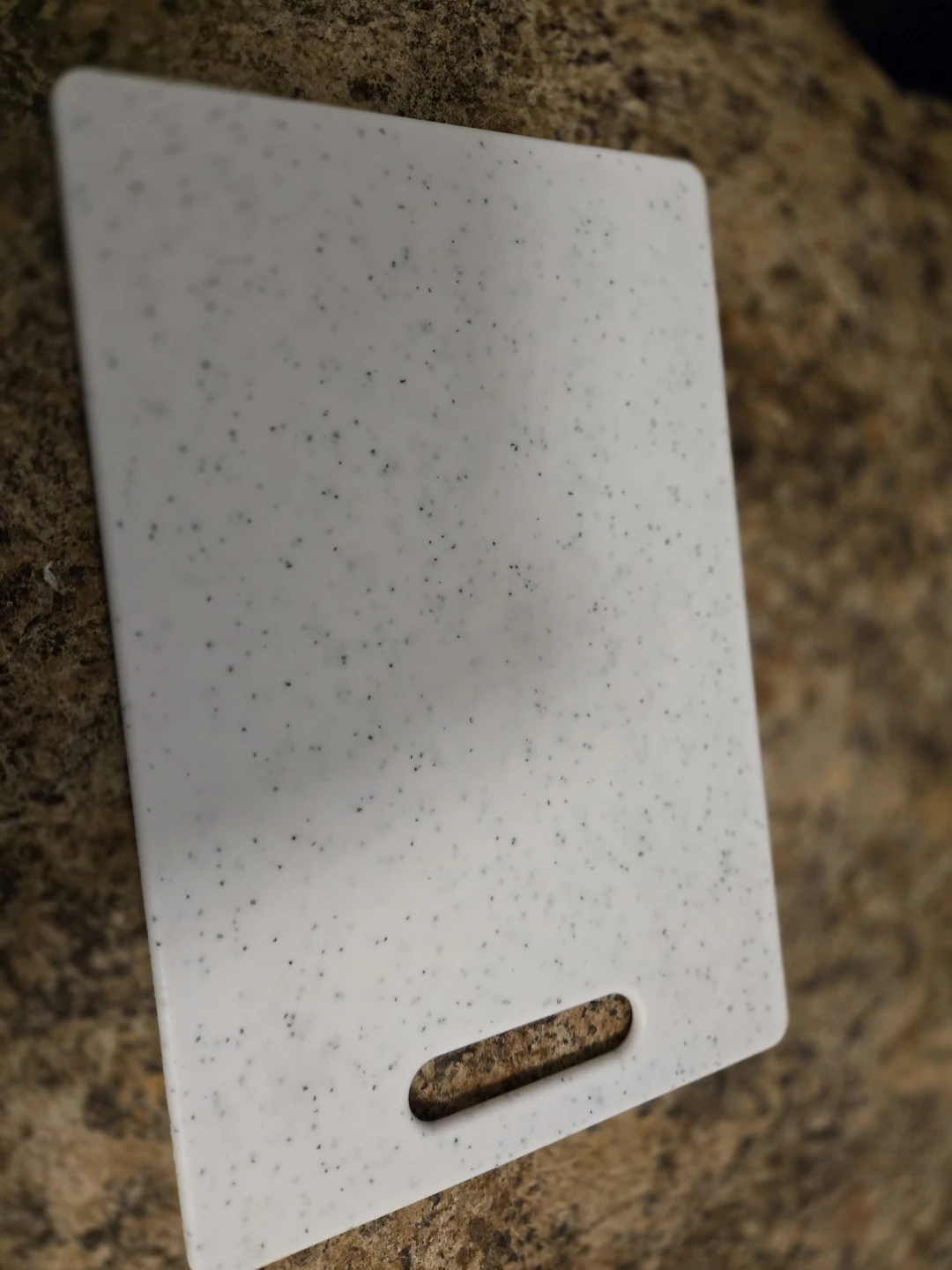 White Speckled Plastic Cutting Board 🏈