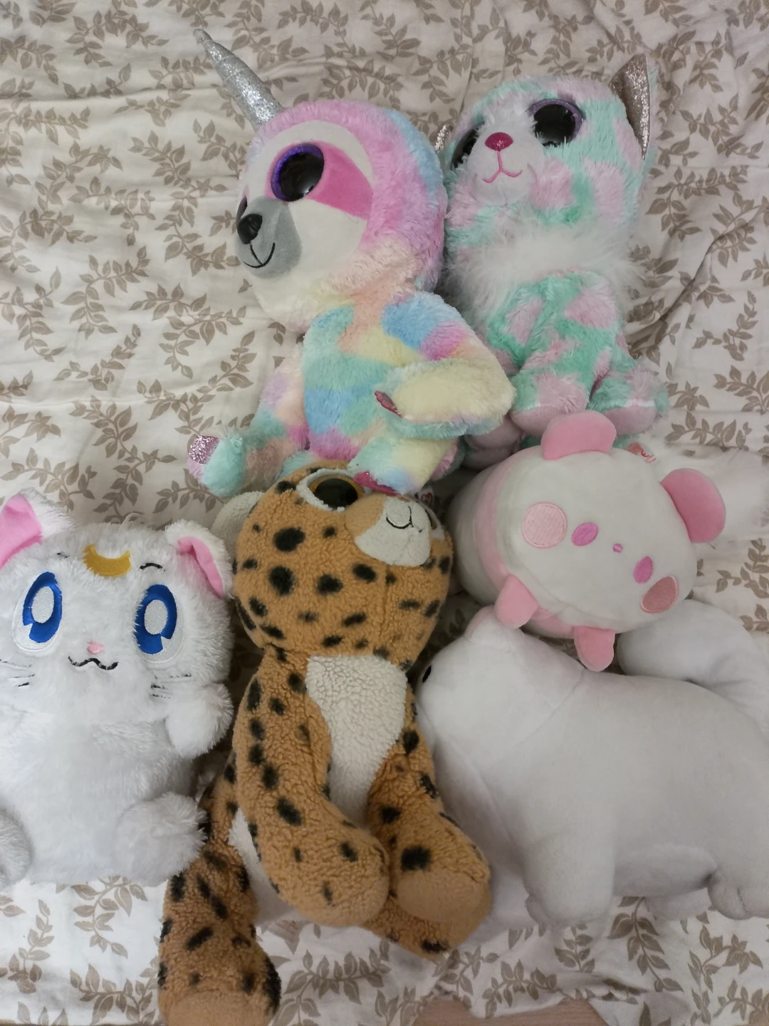 Assortment of plush toys