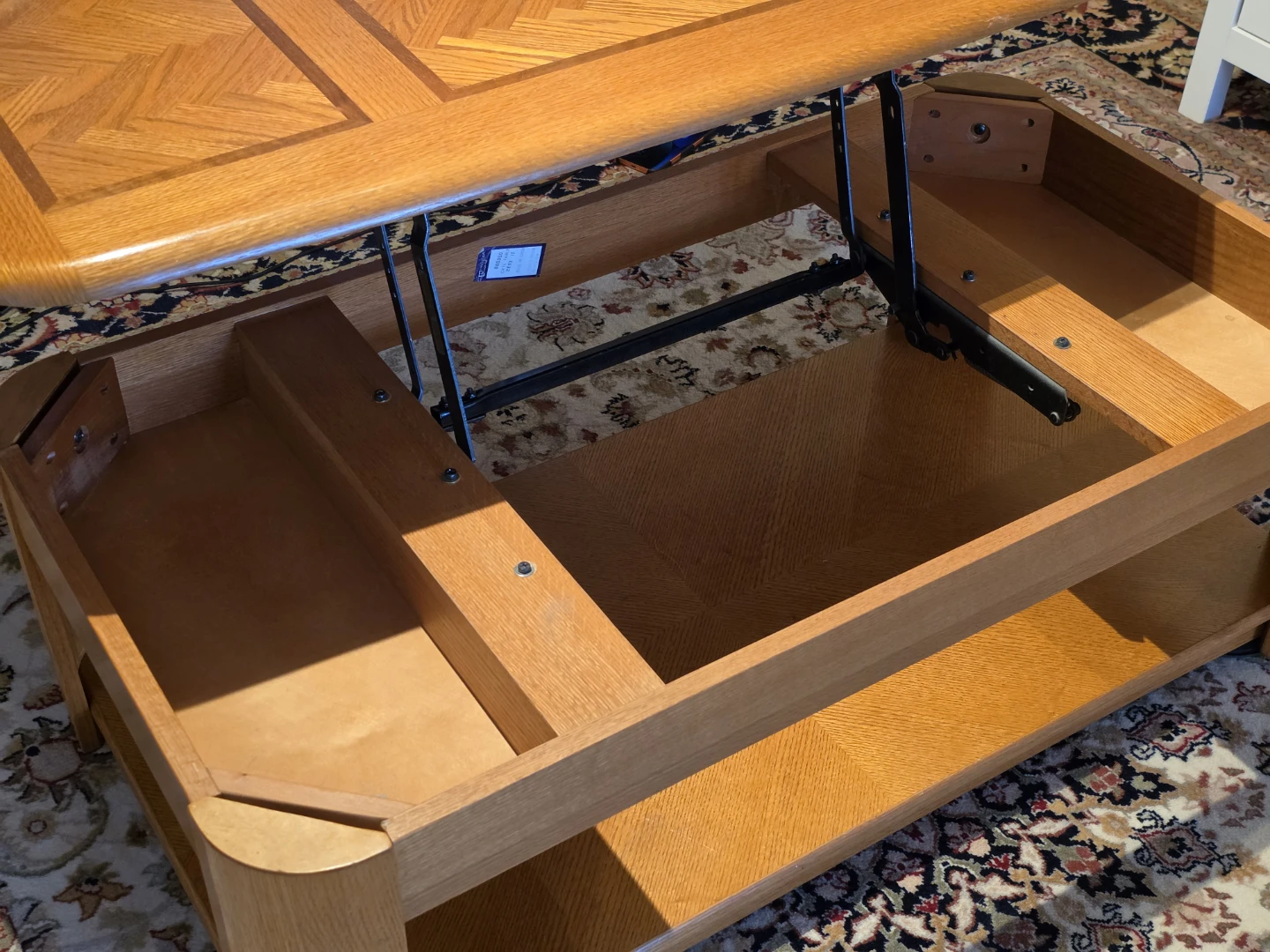 Oak Lift-Top Coffee Table - photo 3