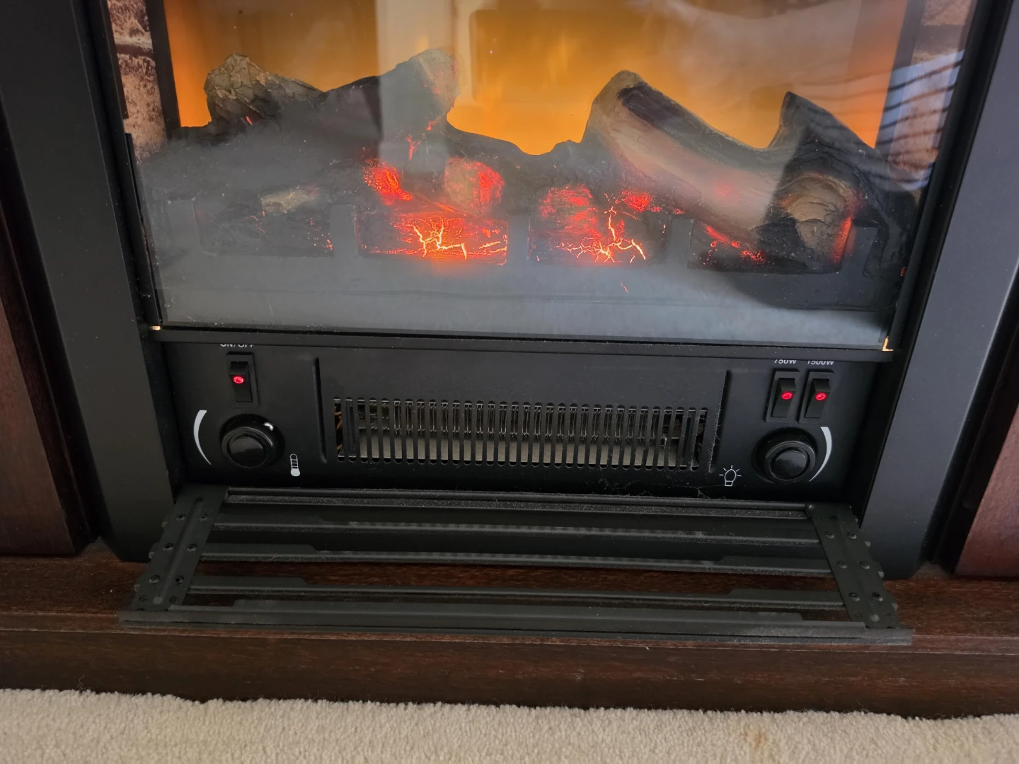 Electric Fireplace - Mahogany - photo 3