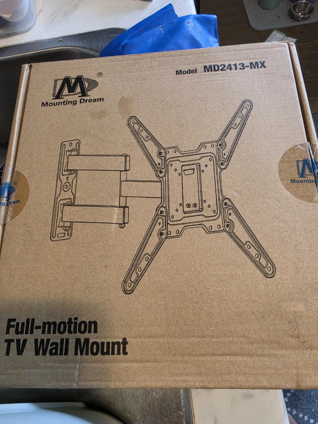 BNIB Mounting Dream Full-motion TV Wall Mount MD2413-MX - photo 5