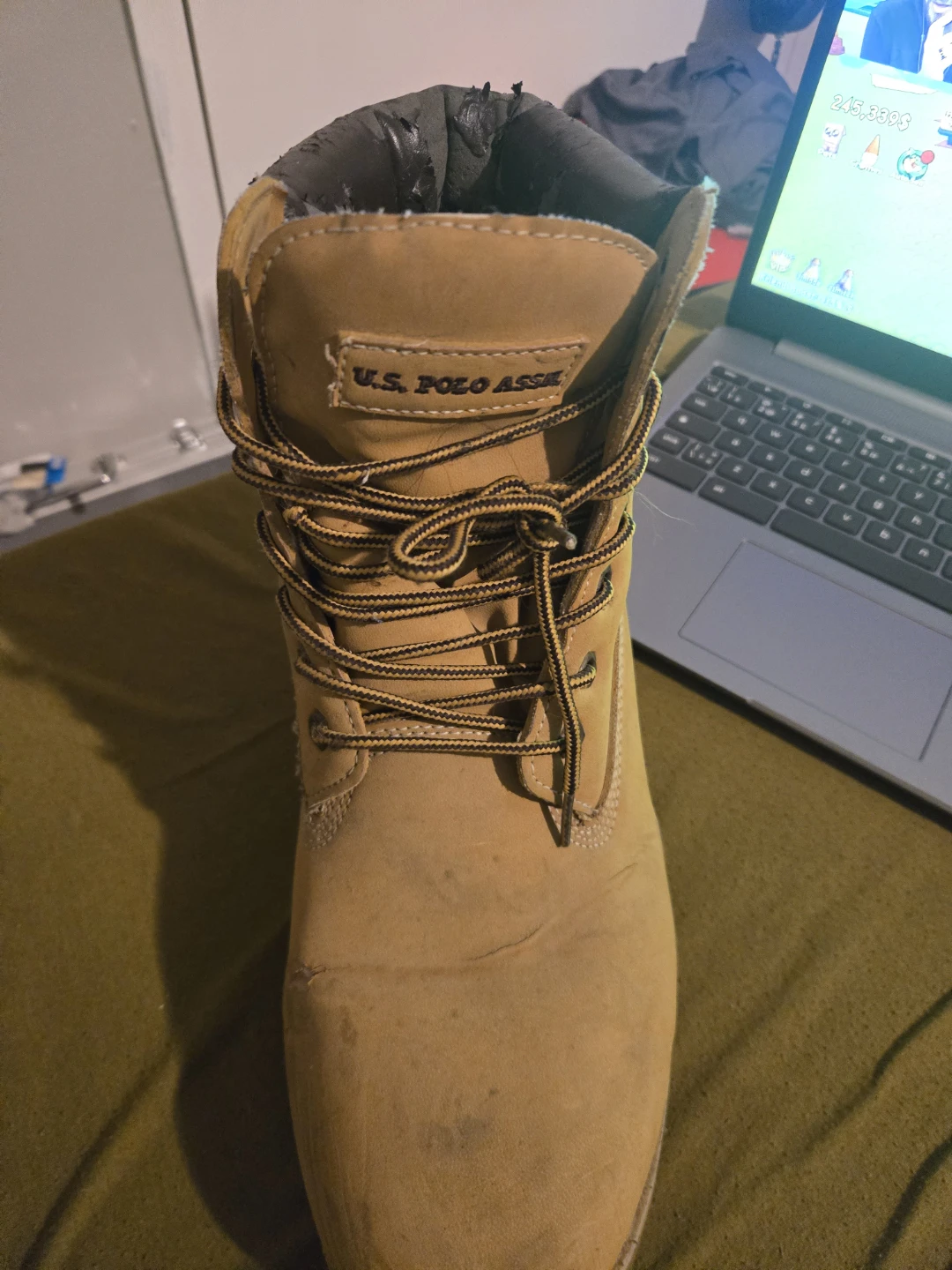 U.S. Polo Assn. Tan Boots