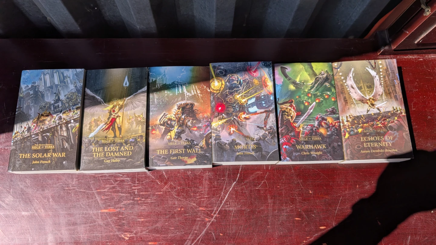 6 The Horus Heresy: Siege of Terra Books