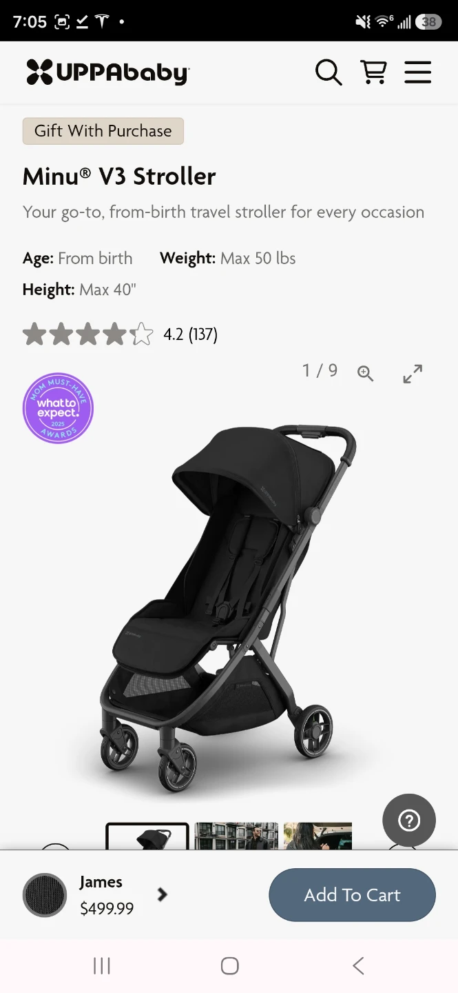 UPPAbaby MINU Stroller includes travel bag - photo 3