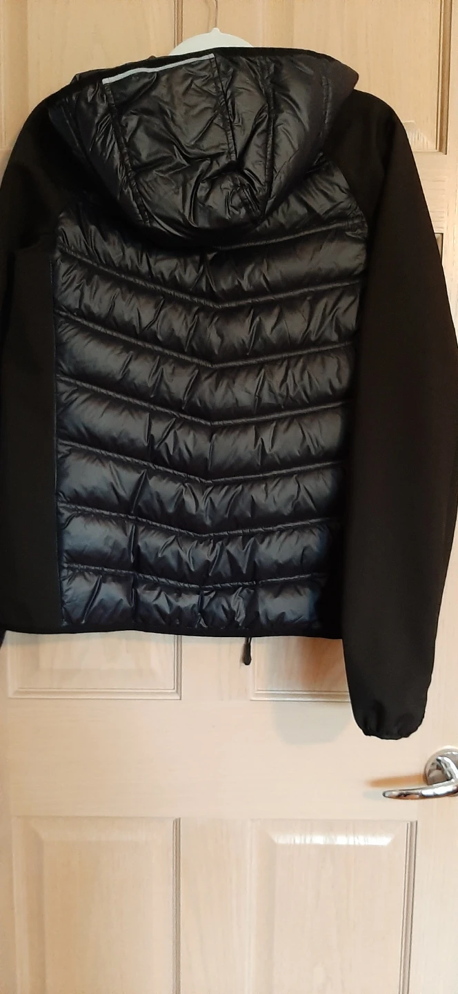 F.O.G Jacket Black hooded puffer jacket size S - photo 2
