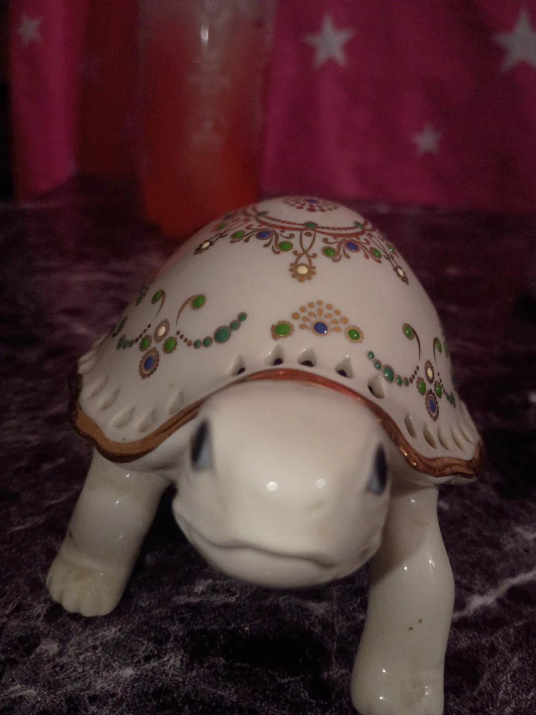 Decorative Porcelain Turtle Figurine