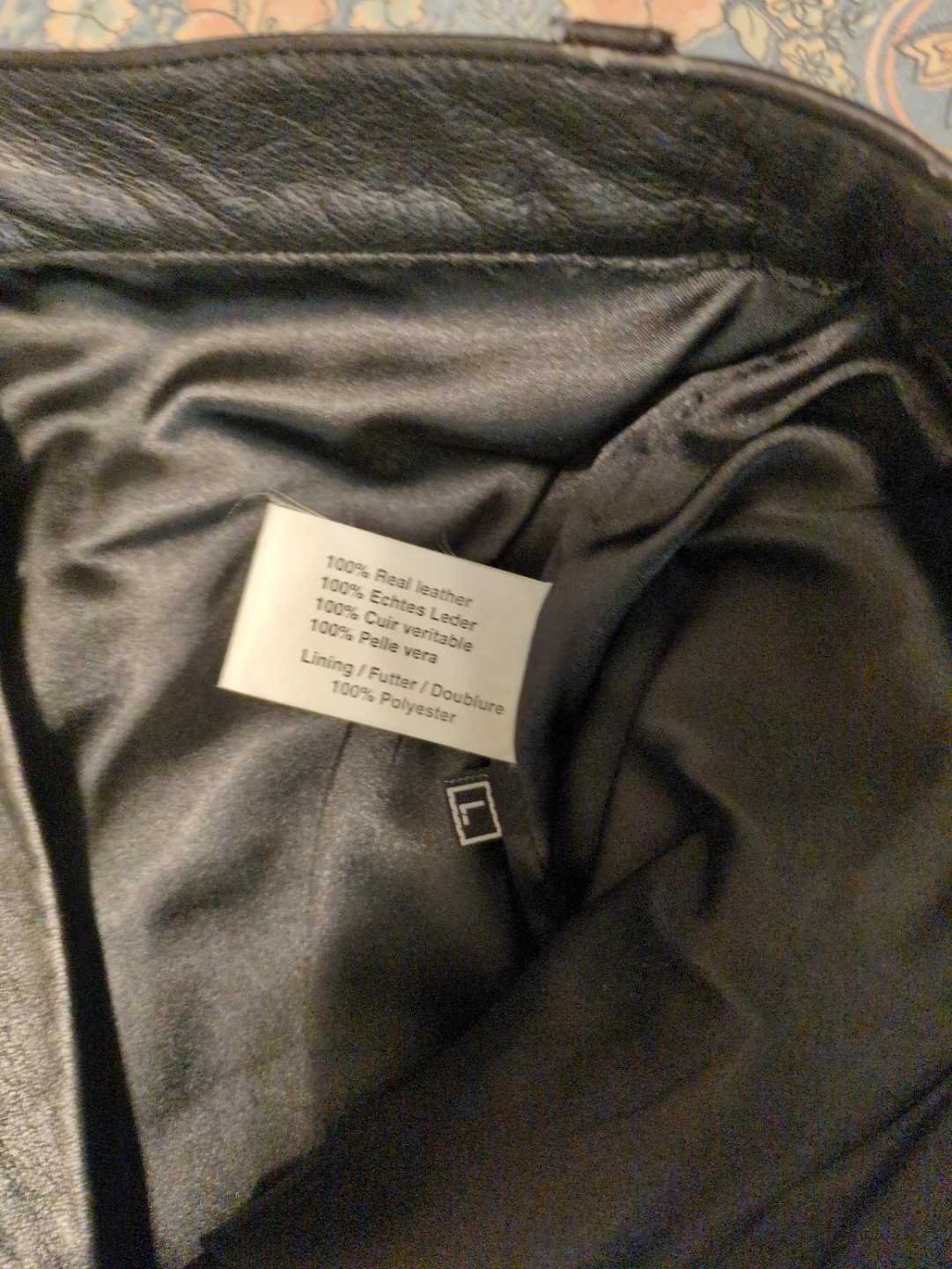 Black Real Leather Pants - photo 2