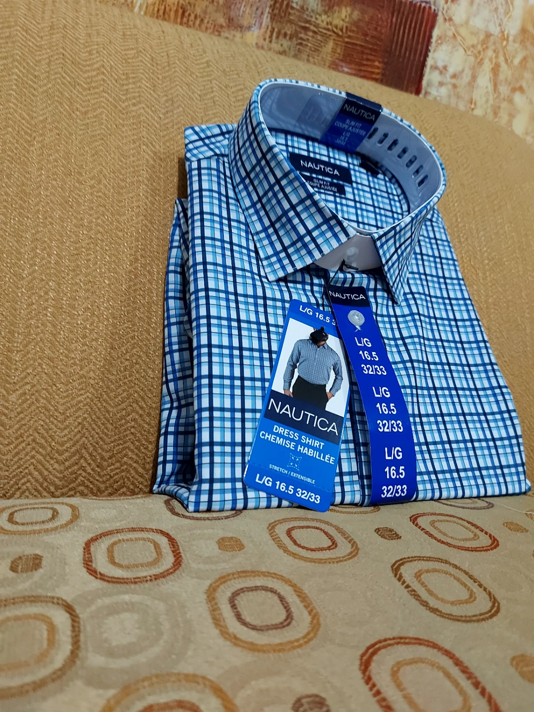 New Nautica Slim Fit Dress Shirt - Size 16.5 32/33 - photo 3
