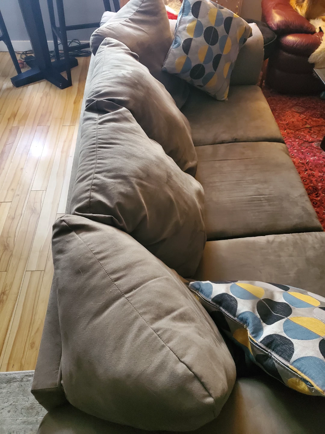Grey Sectional Sofa with Chaise