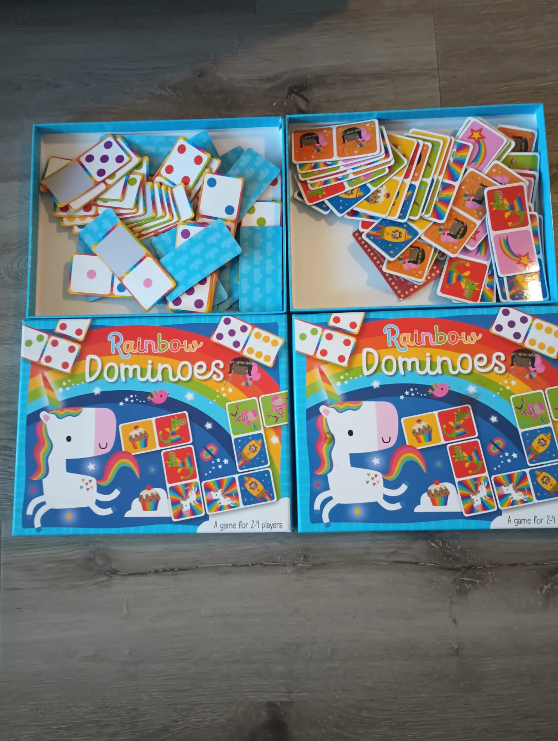 Rainbow Dominoes Kids Game - photo 2