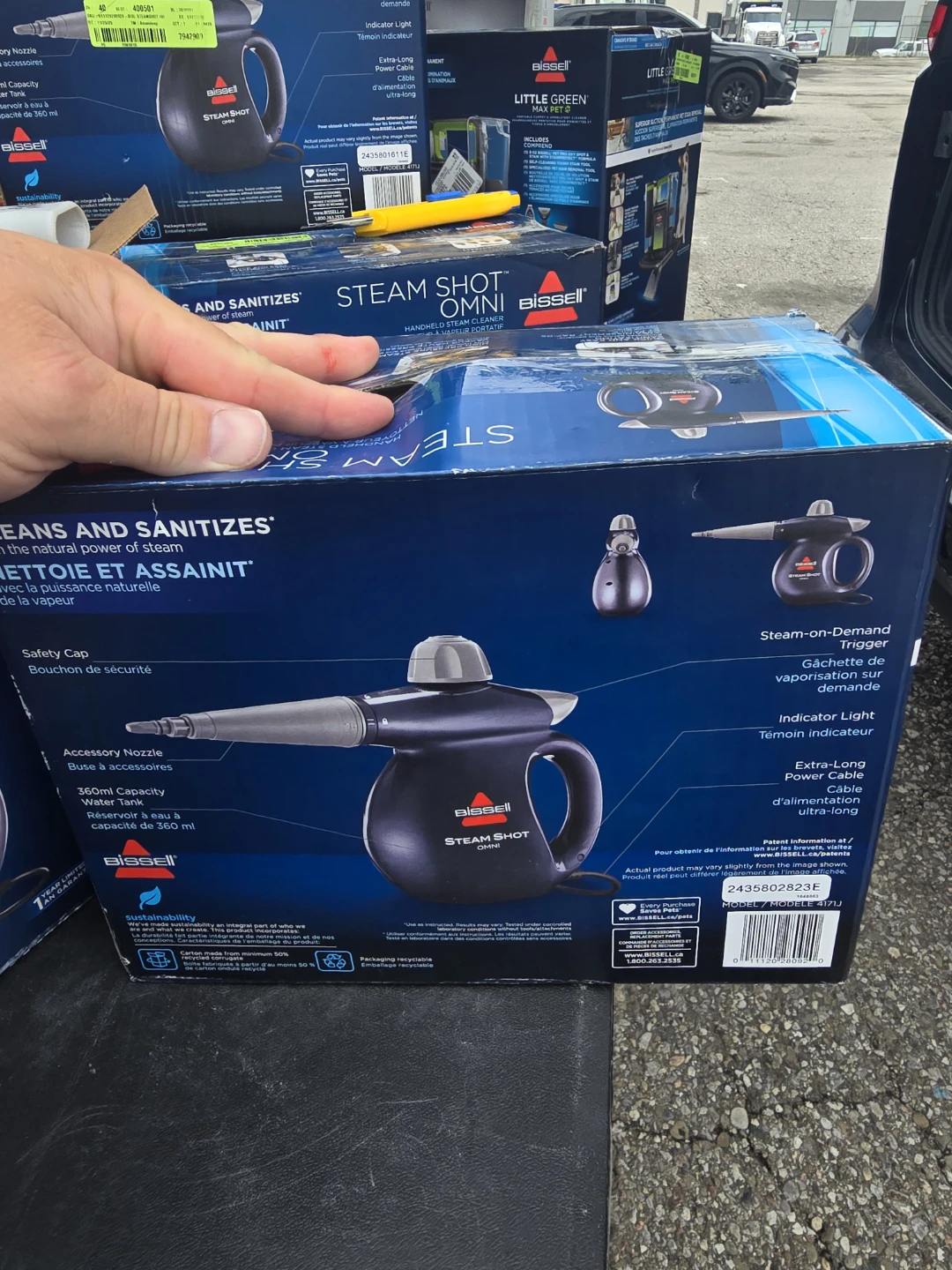 Bissell Steam Shot Handheld Steam Cleaner - photo 3