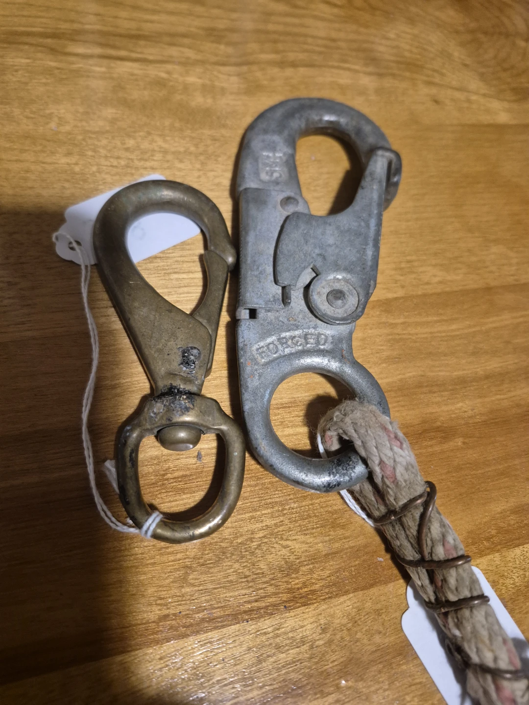 Set of Two Industrial Swivel Hooks, price per each