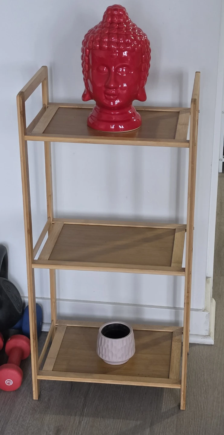 3-Tier Bamboo Standing Shelf