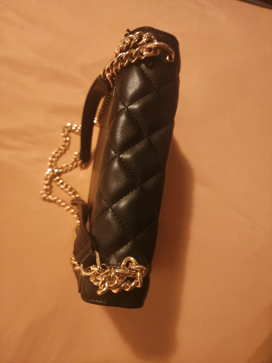 ALDO Black Quilted Chain Shoulder Bag - photo 4