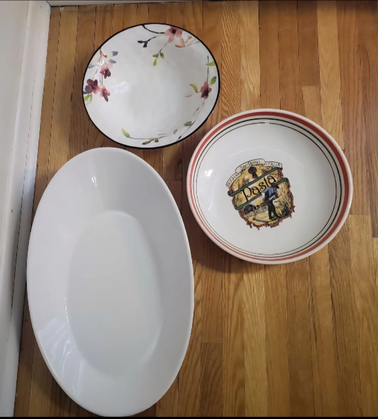 Ceramic Serving Platter + Bowls (Made in Italy)