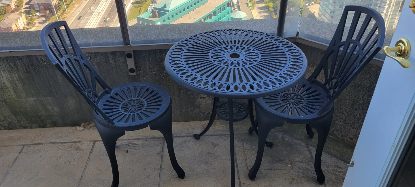 Cast Aluminum Bistro Set