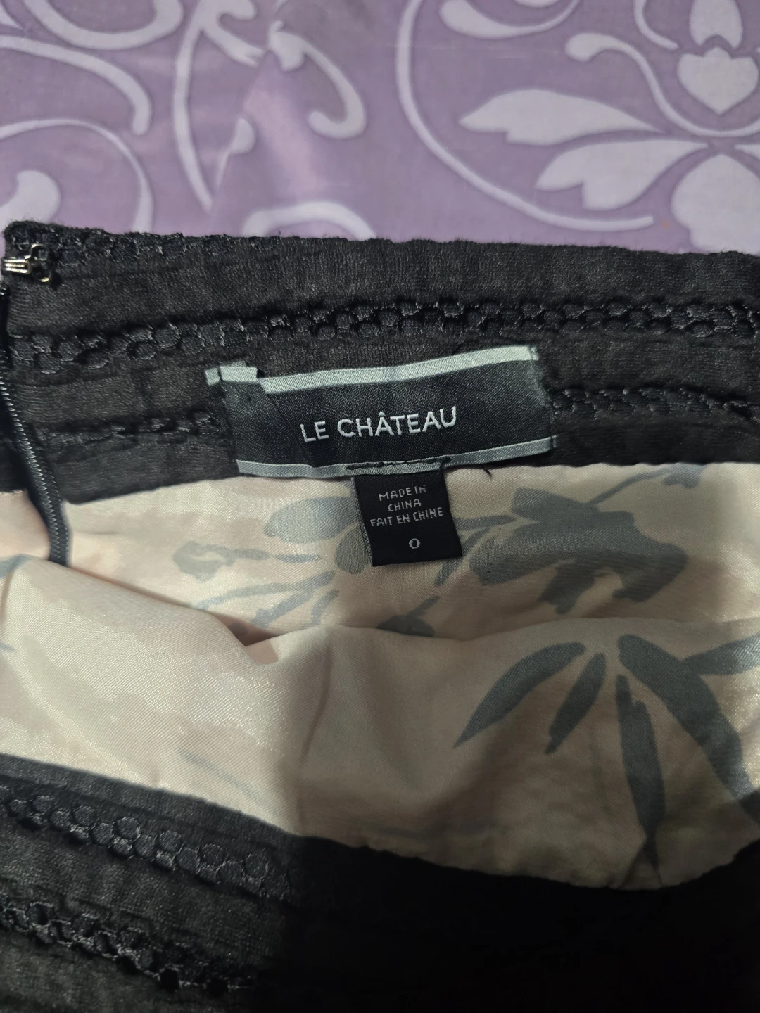 Le Château black striped skirt - photo 2