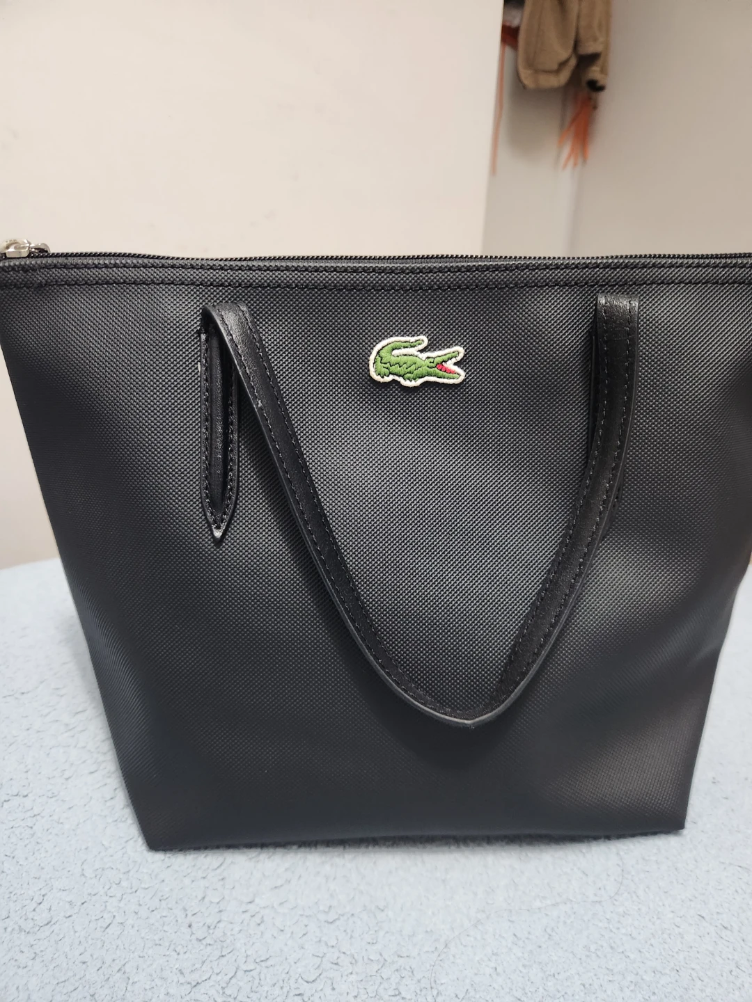 Lacoste Black Tote Bag