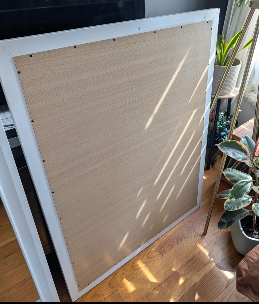 Large white framed MIRRORS - photo 4