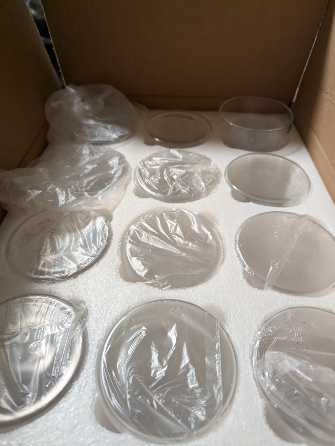 Set of 12 Glass Cups