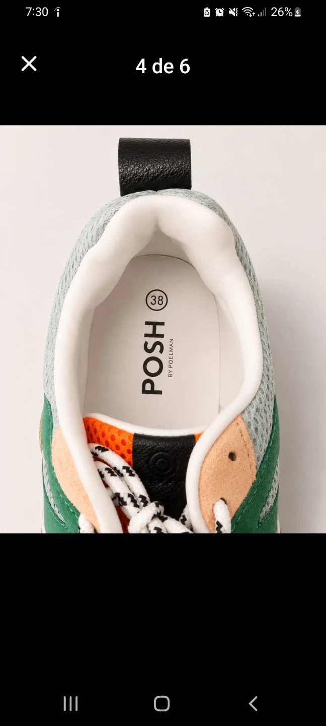 Posh by Poelman Multicoloured Sneakers Size 38 - photo 4
