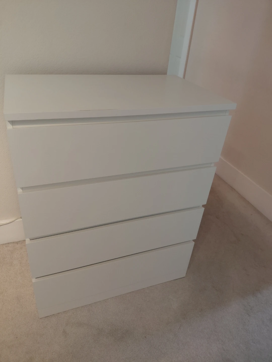 Ikea Malm White 4-Drawer