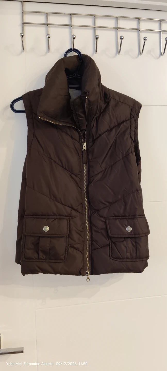 Jacob Connexion Puffer Vest - Brown