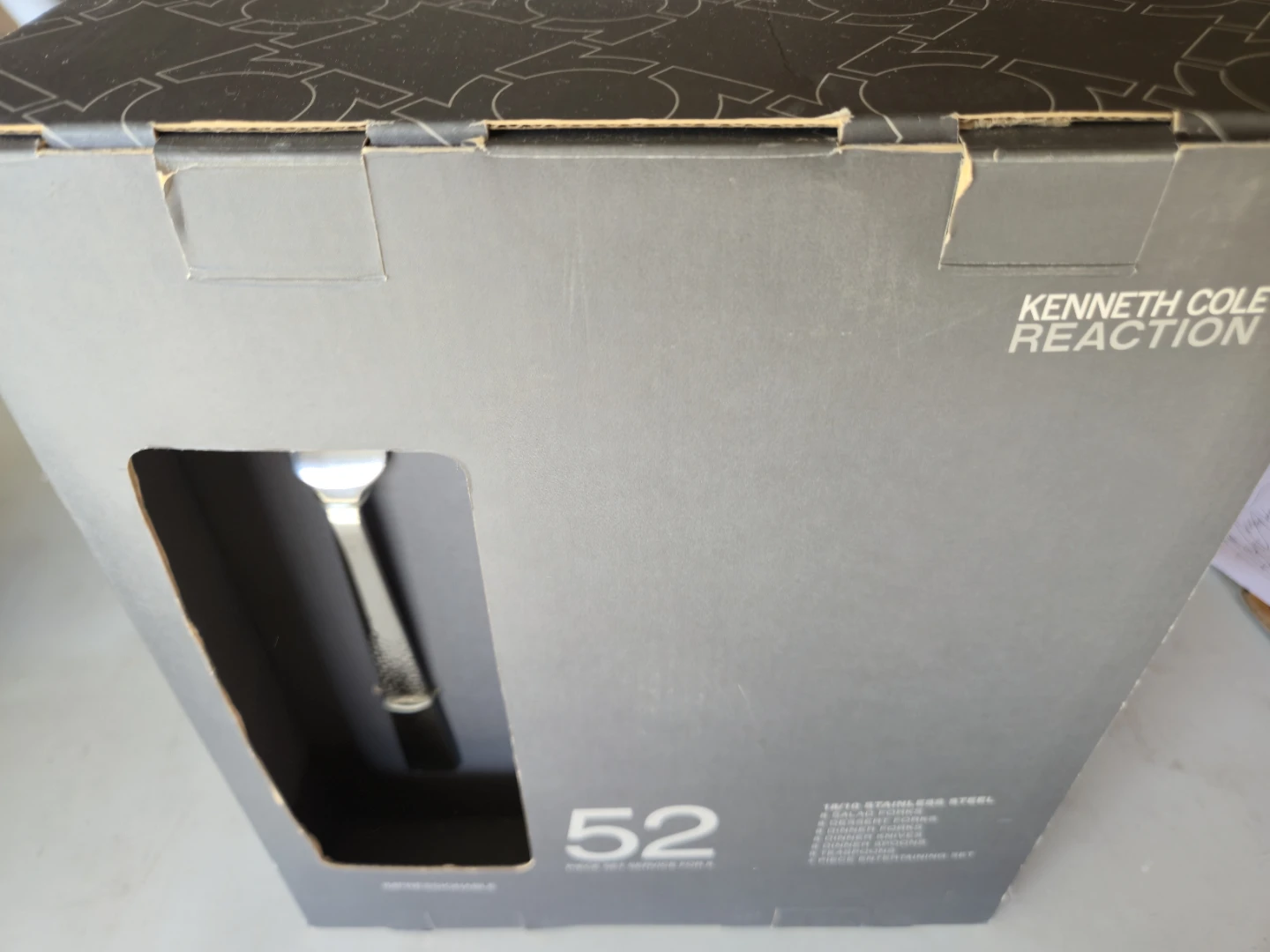 Kenneth Cole Reaction 52-Piece S.S Flatware Set - BRAND NEW - photo 4