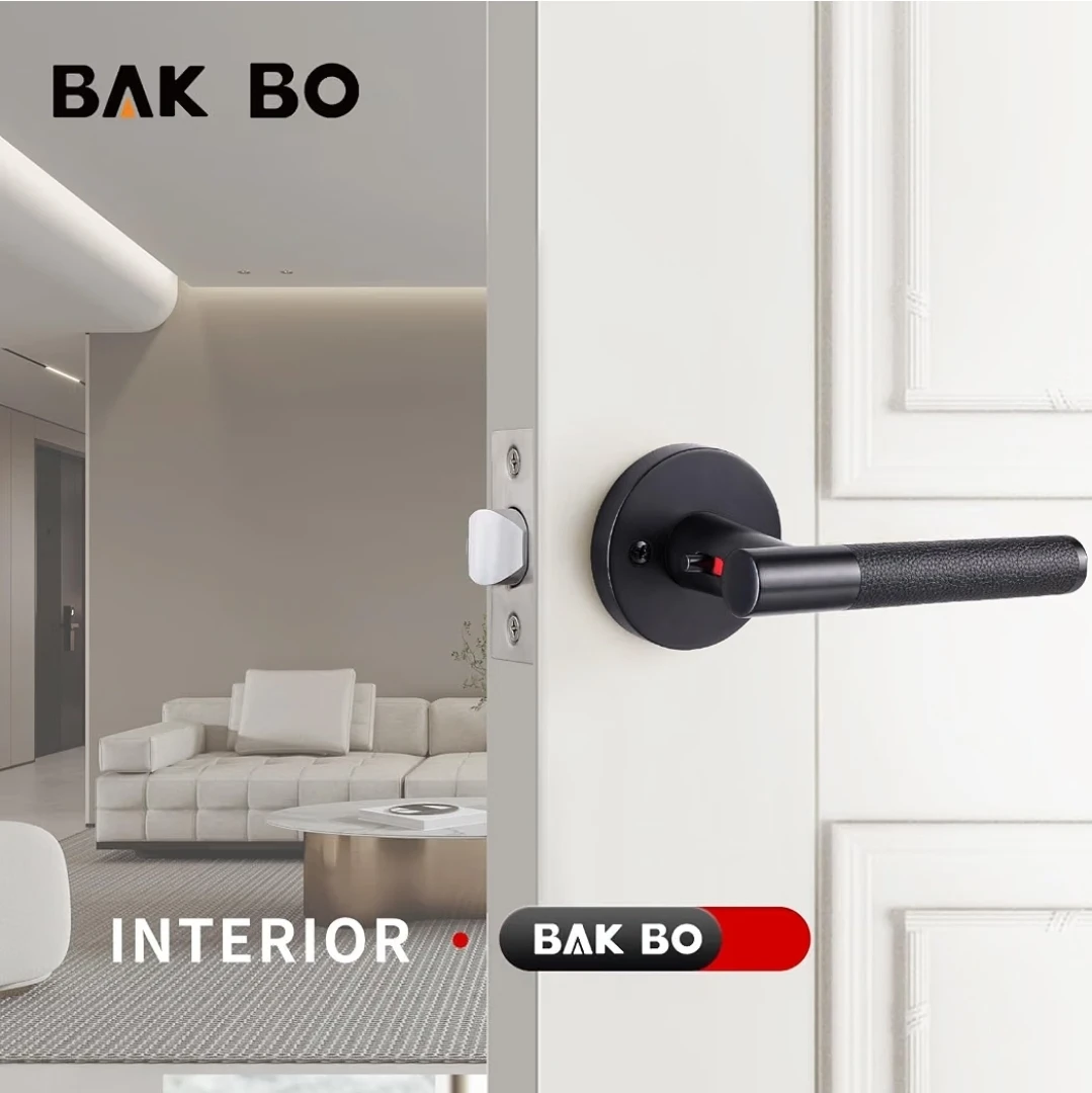 BAK BO Interior Door Key Lock Handle Leather high quality - photo 4