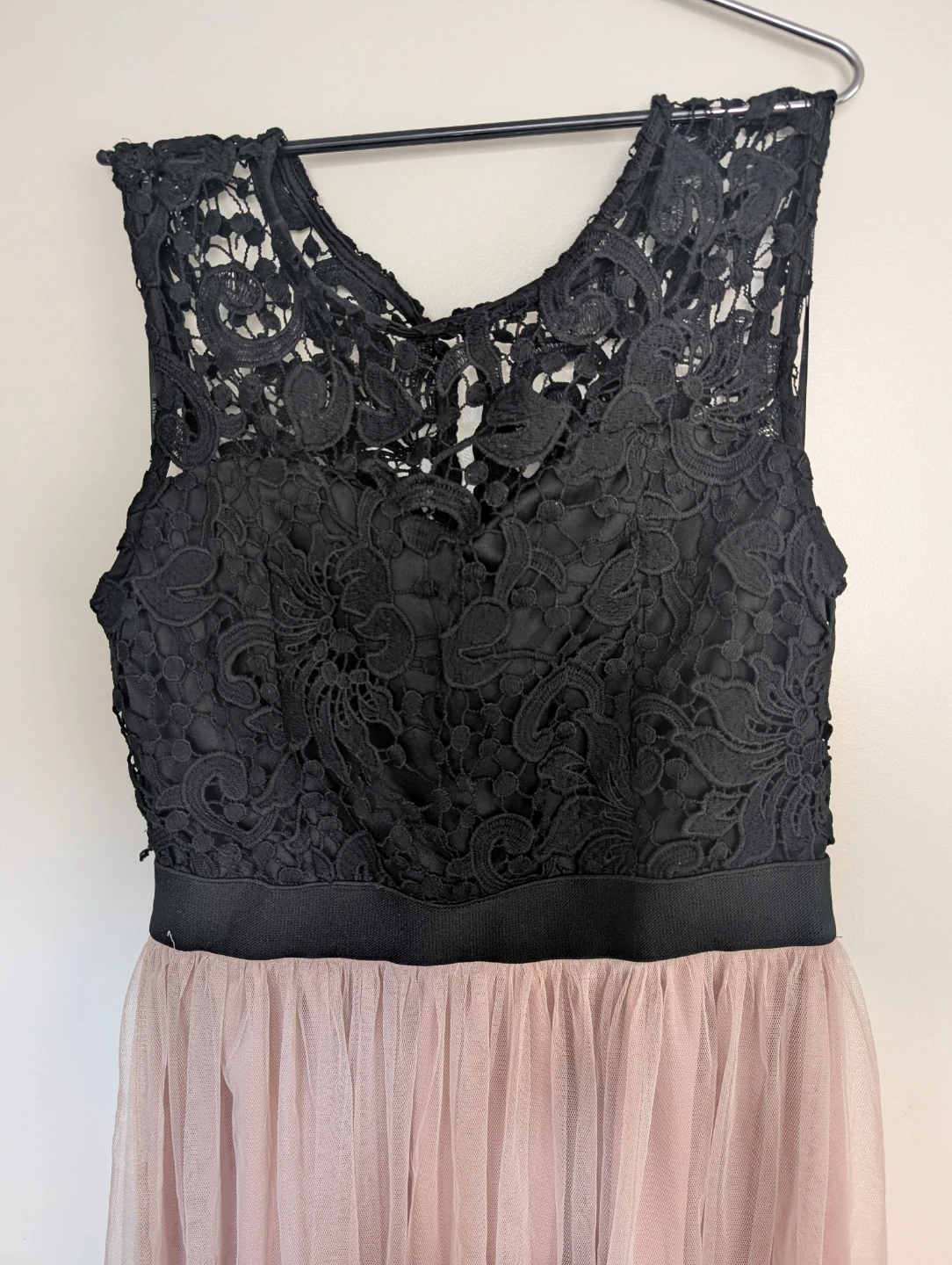 Forever 21 Black Lace and Pink Tulle Dress - photo 2