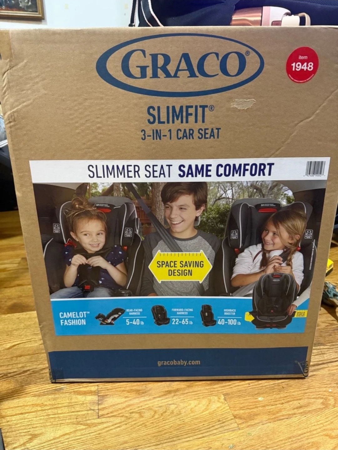 Graco SlimFit 3-in-1 Car Seat