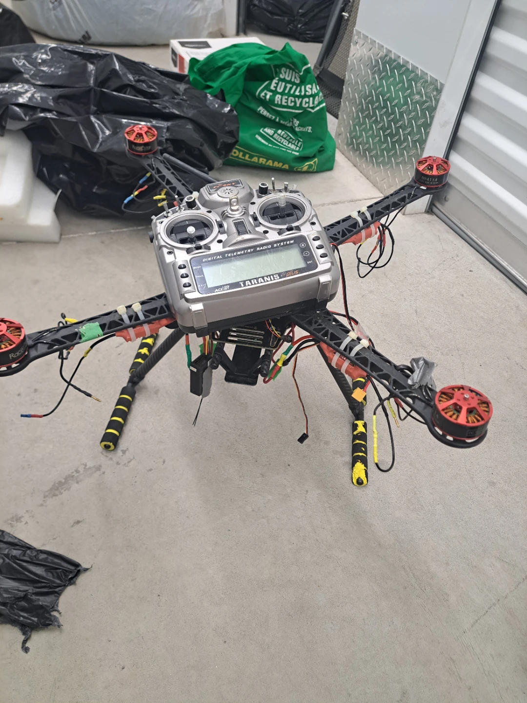 Custom DIY Racing Drone with FrSky Taranis Plus