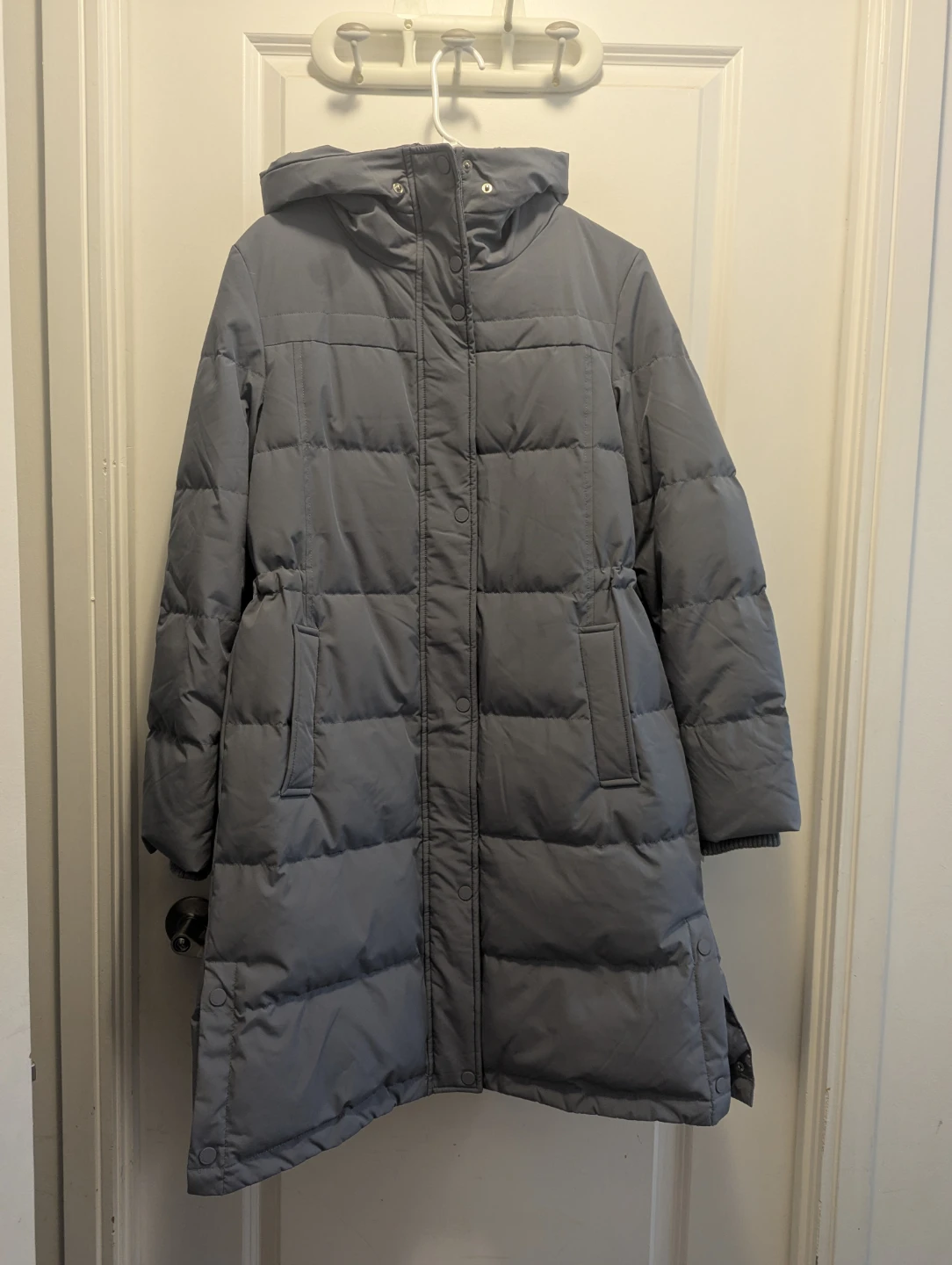Grey Winter Puffer Parka