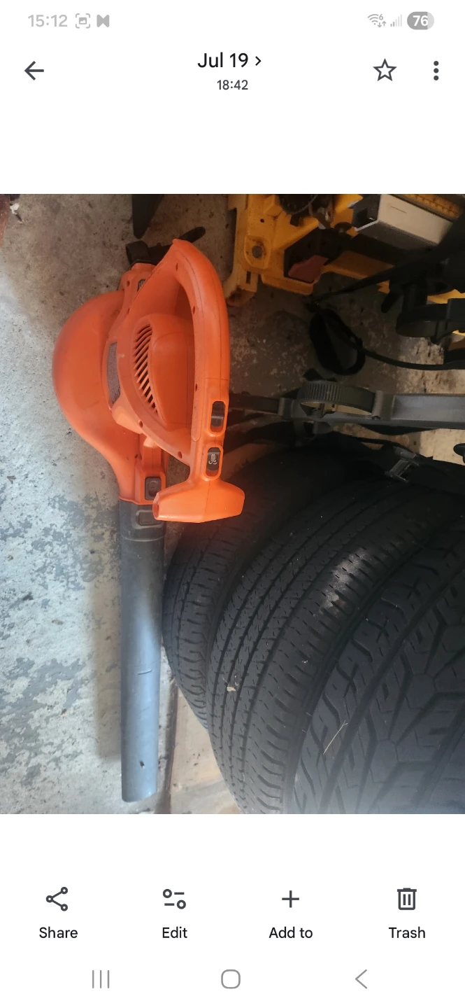 Orange Leaf Blower - photo 2