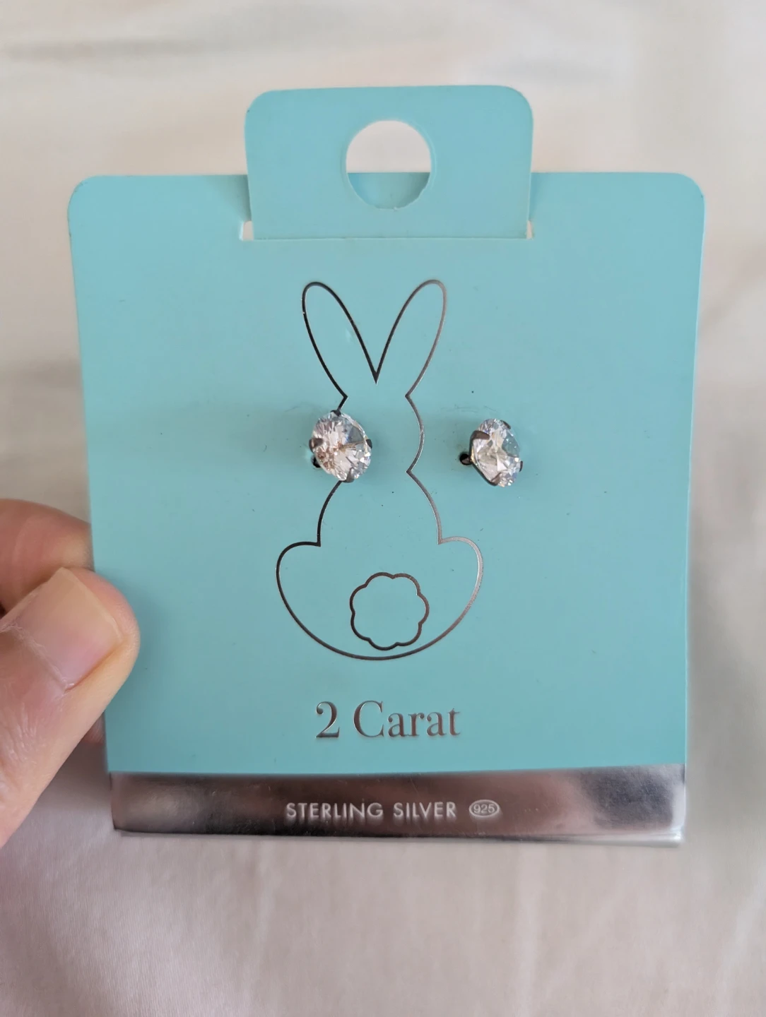 Brand New Lovisa 2 Carat Sterling Silver Stud Earrings