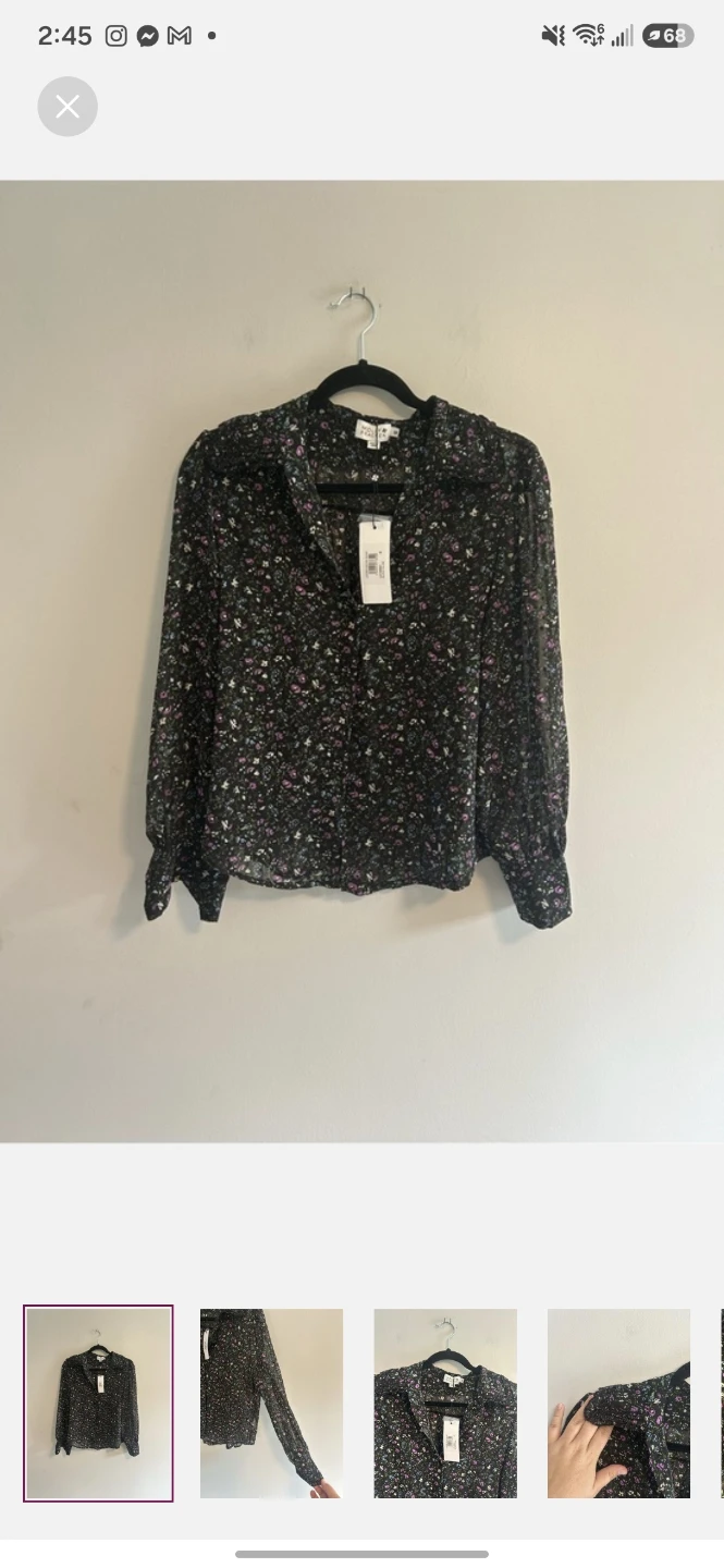 Molly Bracken Floral Woven Shirt