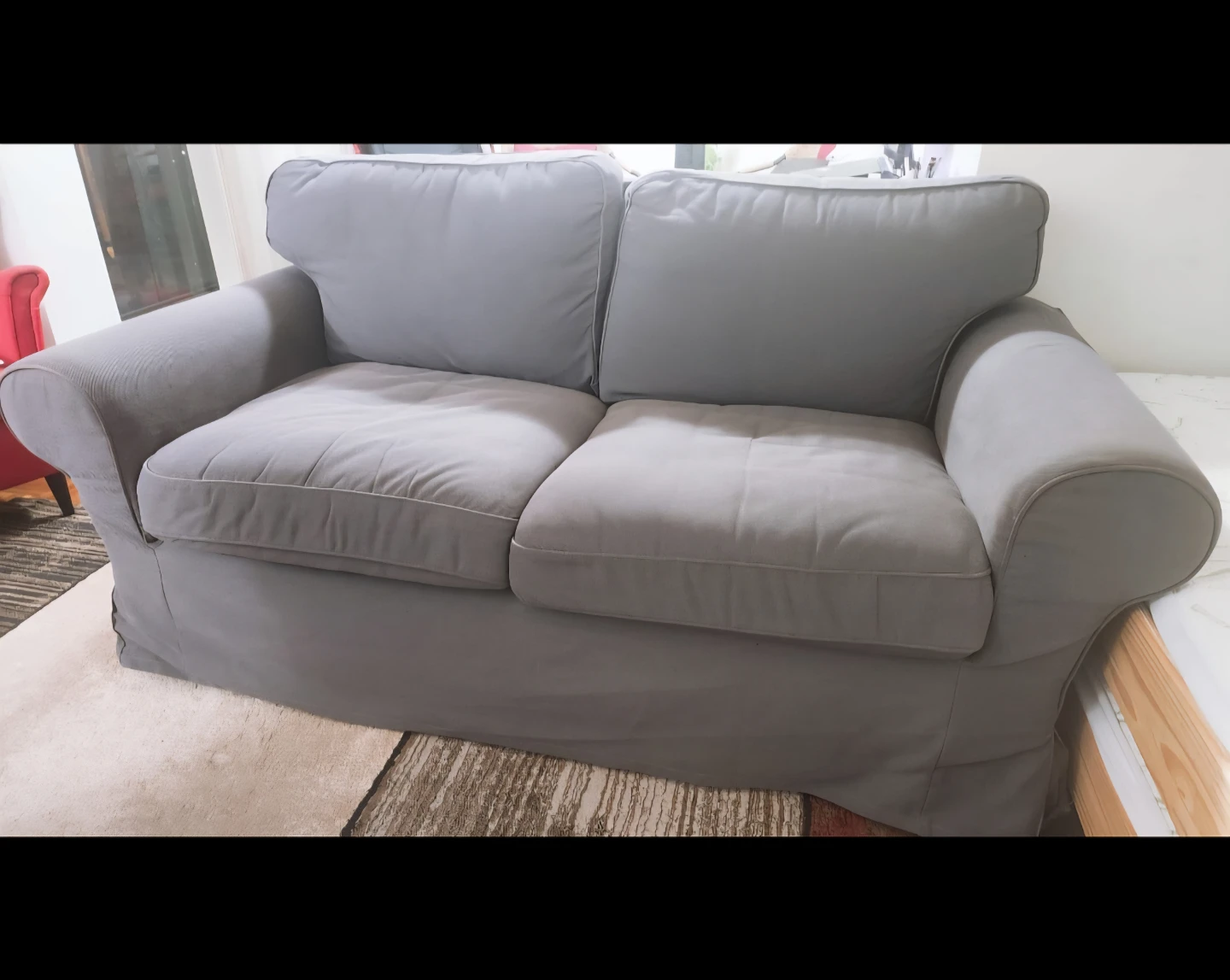 IKEA Ektorp Loveseat - Grey - photo 2