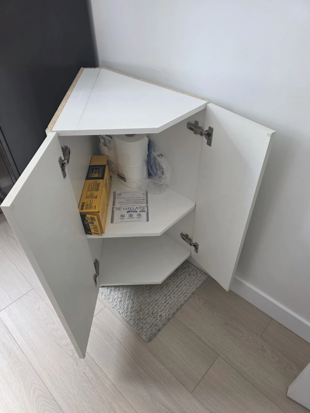 White Corner Cabinet - photo 2