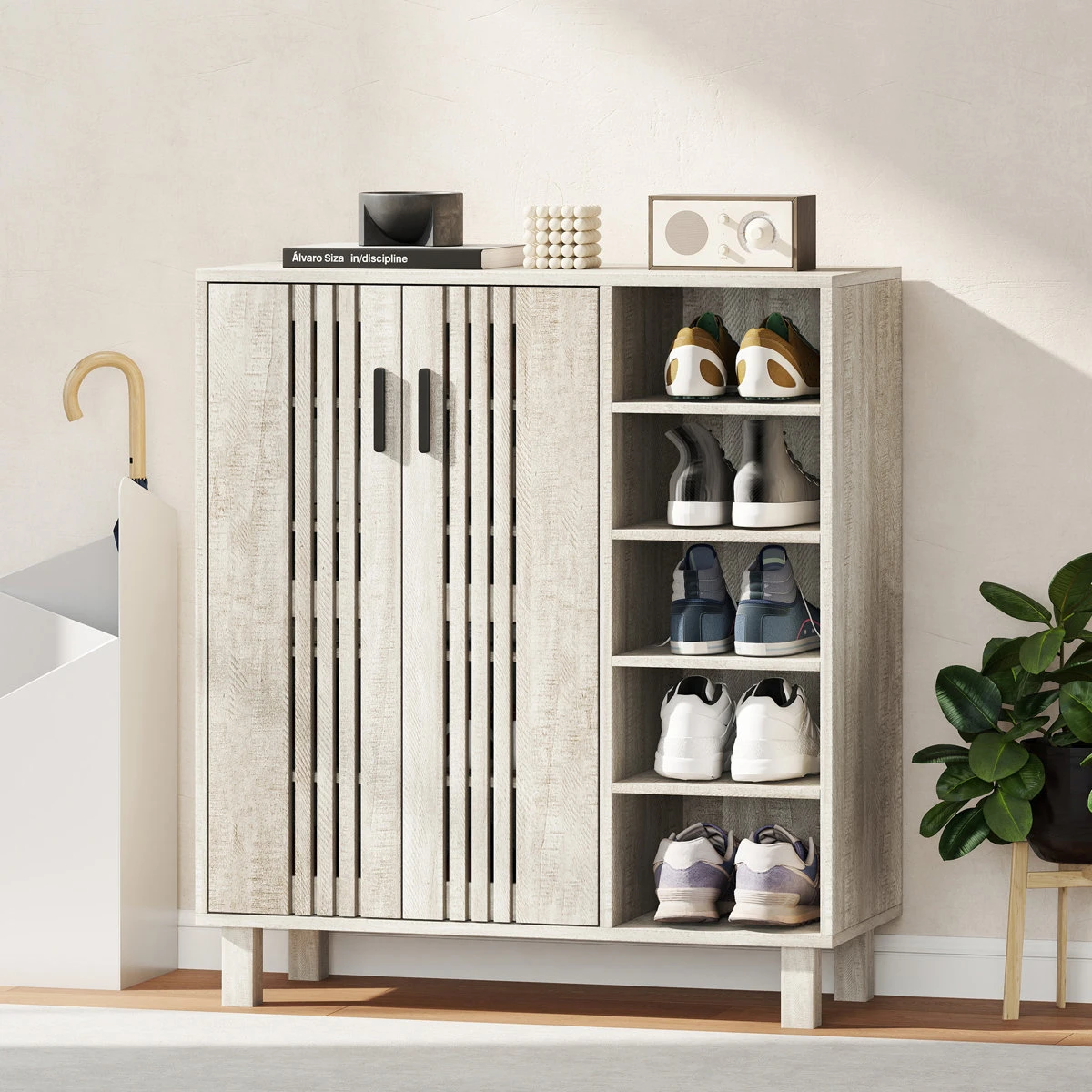 Brand new Wood Grain Shoe Storage Cabinet - photo 2