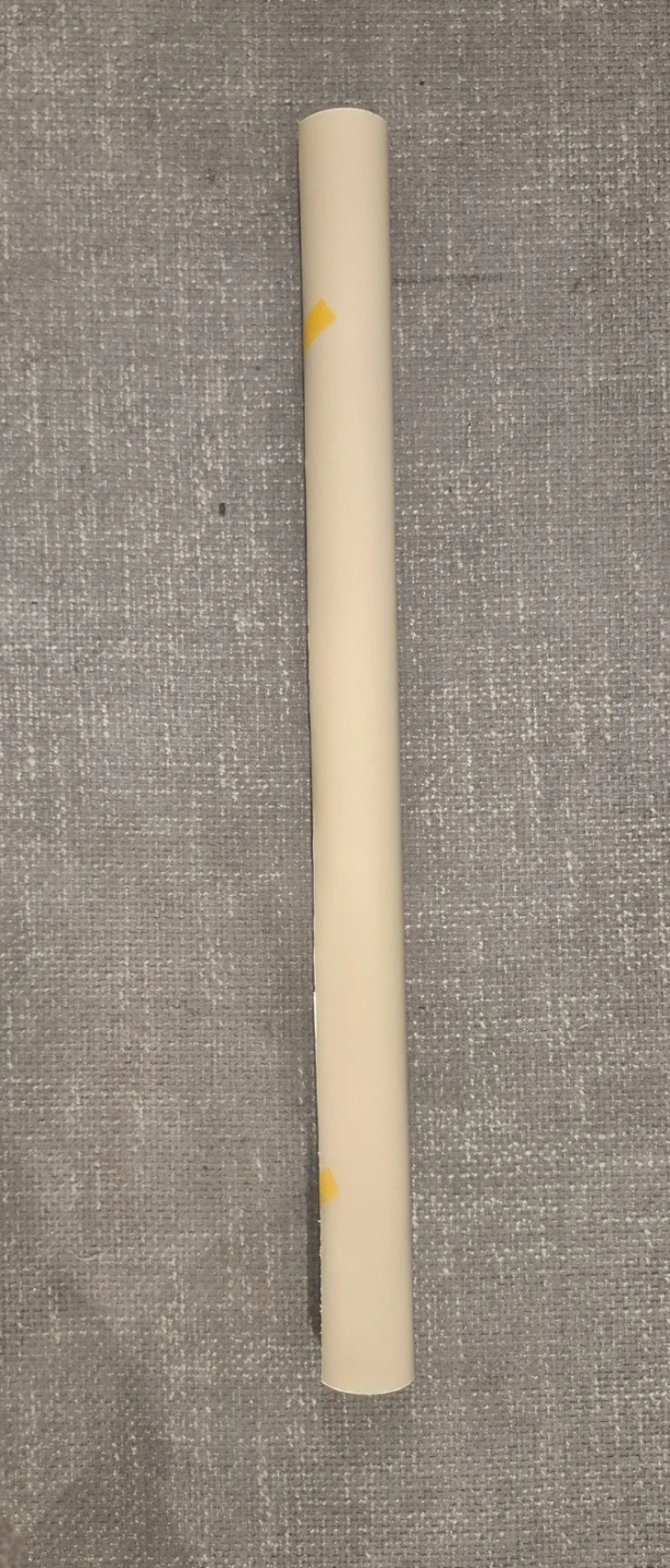 Beige (Pale Tan) Matte Self-Adhesive Wallpaper 23"×236" - photo 3