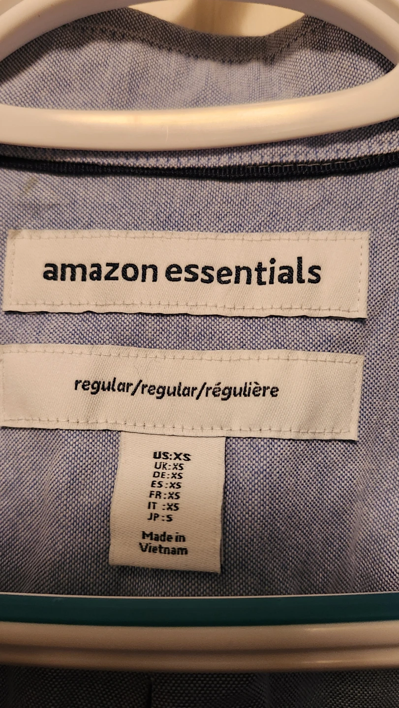 Amazon Essentials Blue Long Sleeve Shirt 🏈 - photo 3