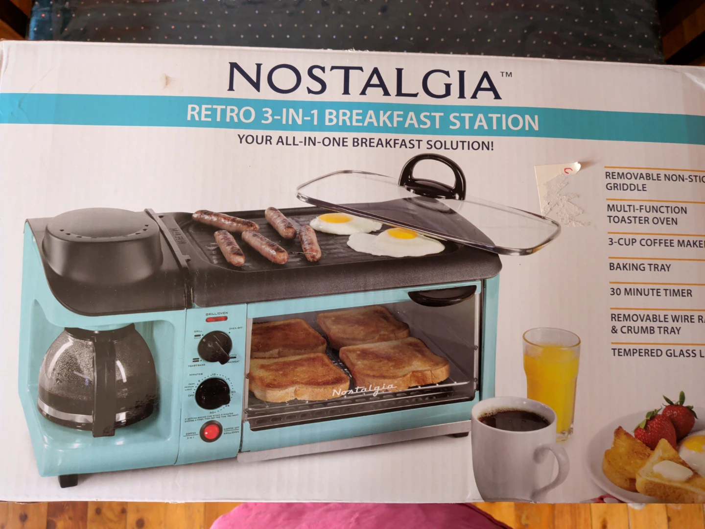 Nostalgia Retro 3-in-1 Breakfast Station