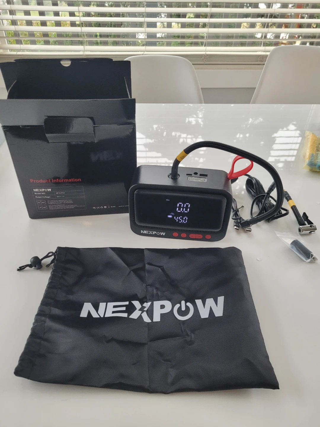 NEXPOW Cordless Tire Inflator NP19 Plus - photo 5