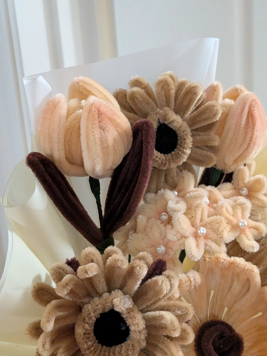 Nush Gift Shop pipe cleaner flower bouquet - photo 4