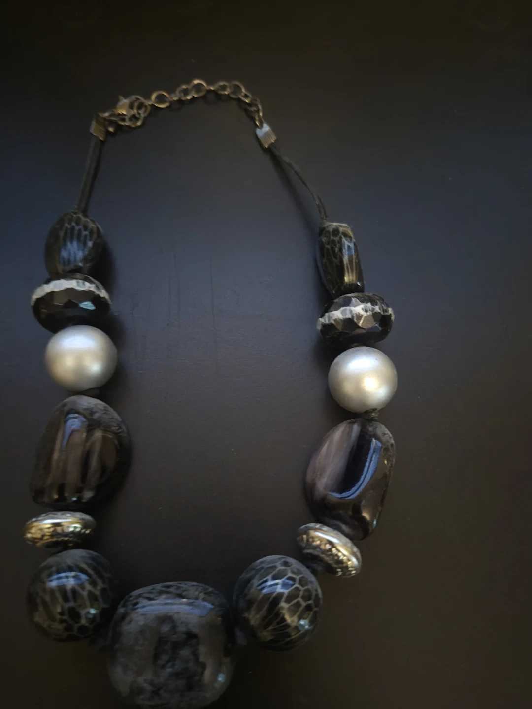 Chunky Beaded Statement Necklace