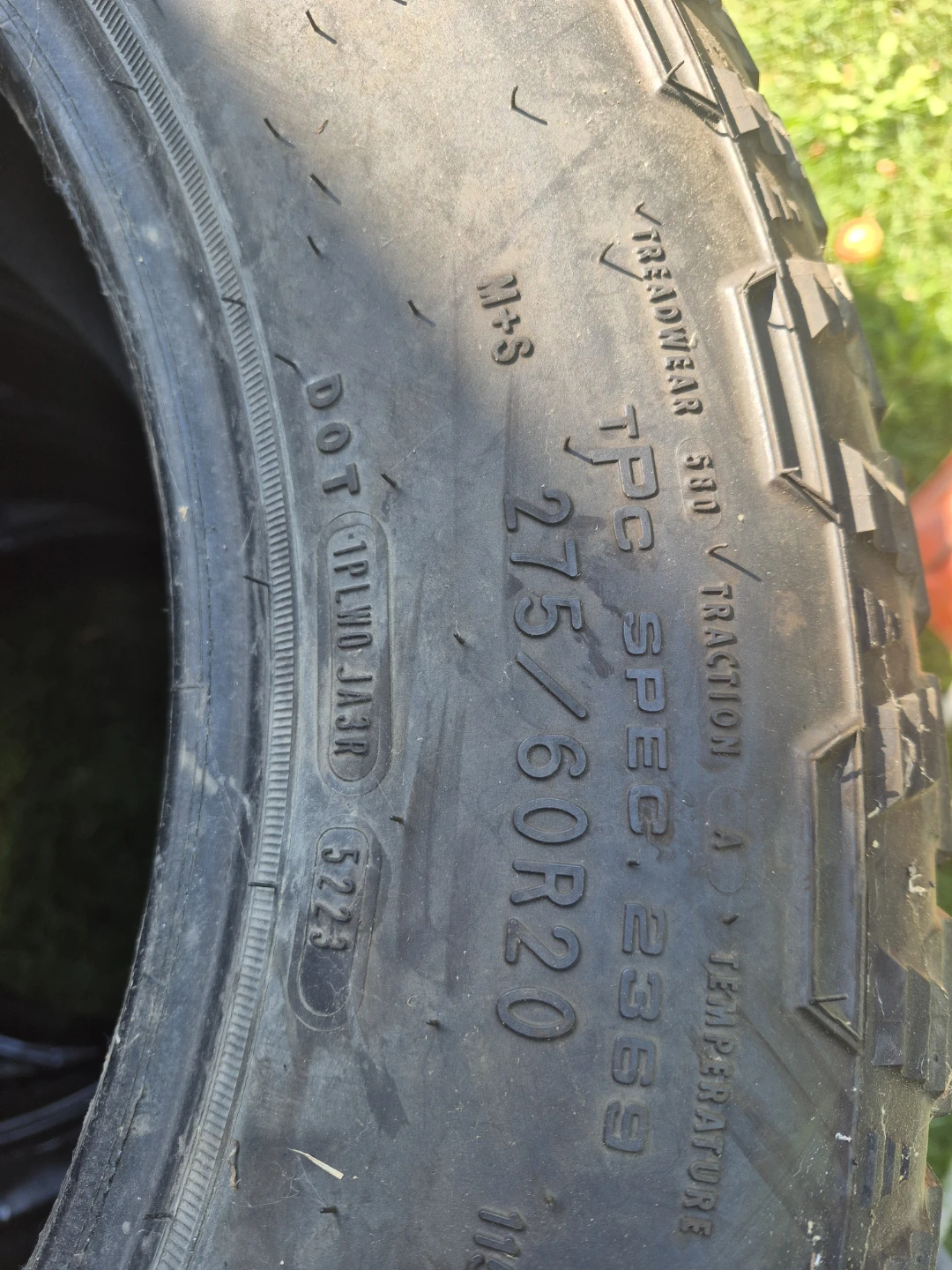 Goodyear Wrangler Tire 275/60R20 four tires - photo 4