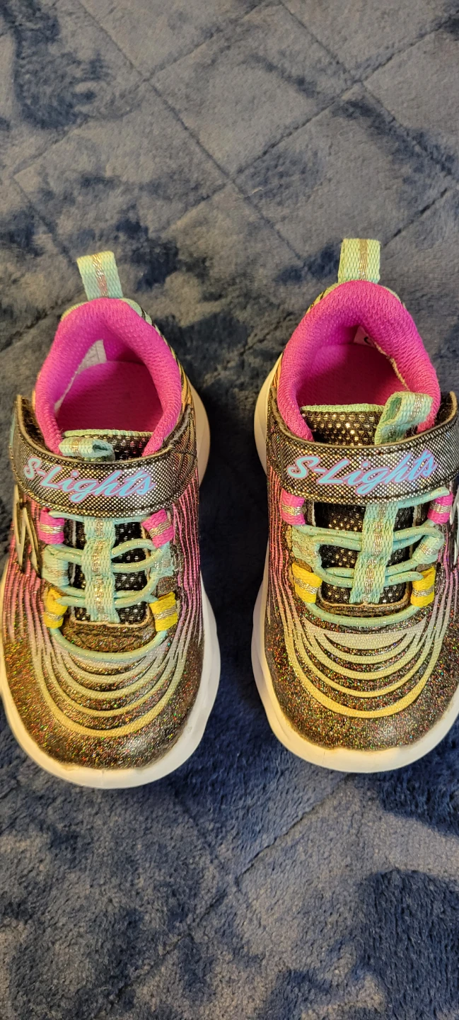 Two Pairs of Skechers S-Lights Kids Shoes - photo 3