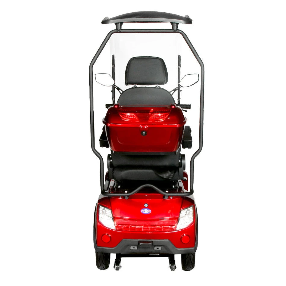 Ecolo ET4 Galaxy Enclosed Mobility Scooter Red (with Roof) - photo 4