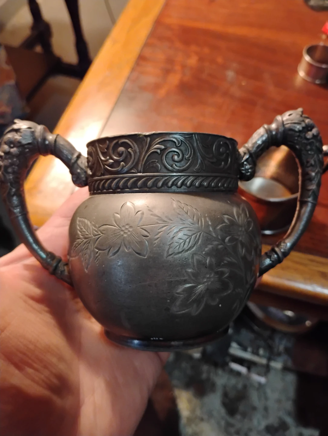 Vintage Silver Plated Tea Set Pieces - photo 4